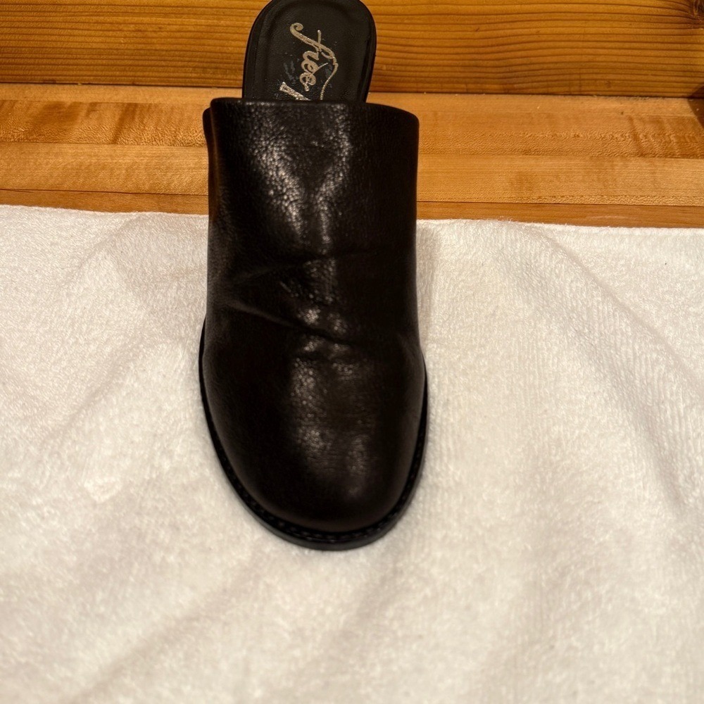 Free People Classic Black Sparkle Leila Mule Clogs  Sz 7.5/8‎   ( 38)